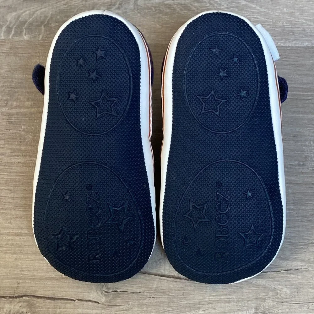 Robeez First Shoes for Baby Designed for Early Walkers Size 4 (9-12 month)